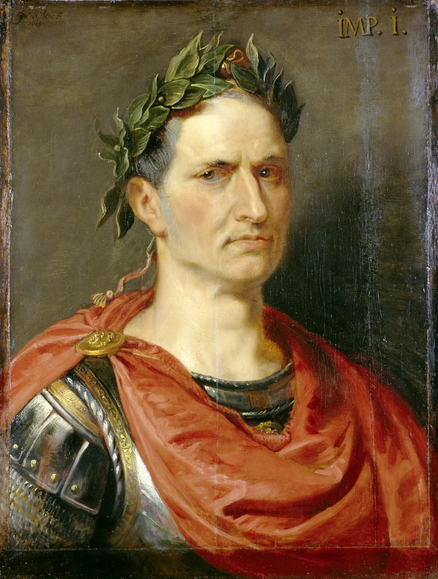 Painting portrait of Gaius Julius Caesar